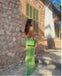 Sparkly Jewel Sleeveless Sheath Floor Length Prom Dress,SWS2254