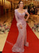 Sparkly Sweetheart Long Sleeves Mermaid Floor Length Prom Dress,SWS2201
