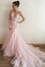 Sexy V-neck Sleeveless Mermaid Floor Length Prom Dress,SWS2180
