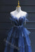 Elegant Sweetheart Sleeveless A-line Long Prom Dress,SWS2130