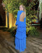 Elegant V-neck Long Sleeves A-line Long Prom Dress,SWS2129