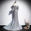 Sexy Off  Shoulder Sleeveless Mermaid Floor Length Prom Dress,SWS2178