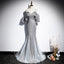 Sexy Off  Shoulder Sleeveless Mermaid Floor Length Prom Dress,SWS2178