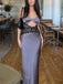 Sexy V-neck Sleeveless Sheath Floor Length Prom Dress,SWS2320