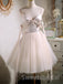 Sexy V-neck Sleeveless A-line Short Mini Homecoming Dress, BTW354
