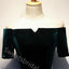 Elegant Off Shoulder Half Sleeves A-line Floor Length Prom Dress,SWS2172
