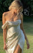 Sexy Off Shoulder Sleeveless Side Slit Mermaid Floor Length Prom Dress,SWS2361