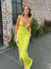 Elegant V-neck Sleeveless Sheath Floor Length  Prom Dress,SWS2295