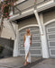 White Square Sleeveless Sheath Floor Length Prom Dress,SWS2247