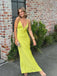 Elegant V-neck Sleeveless Sheath Floor Length  Prom Dress,SWS2295