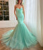 Elegant Sweetheart Sleeveless Mermaid Floor Length Prom Dress,SWS2263