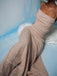 Sparkly Square Sleeveless Mermaid Long Floor Length Prom Dress,SWS2372