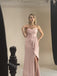 Sexy Sweetheart Sleeveless Side Slit Mermaid Floor Length Prom Dress,SWS2421