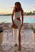 Sexy One Shoulder Sleeveless Side Slit Mermaid Long Prom Dress,SWS2168