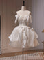 Elegant Sweetheart Bow knot Sleeveless A-line Short Mini Homecoming Dress, BTW359