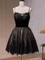 Sexy Spaghetti straps Sleeveless A-line Short Mini Homecoming Dress, BTW362