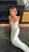 Ivory Sweetheart Sleeveless Simple Sheath Floor Length Prom Dress,SWS2272