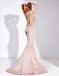 Sexy V-neck Sleeveless Mermaid Floor Length Prom Dress,SWS2409