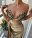 Sexy V-neck Sleeveless Side Slit Mermaid Floor length Prom Dress,SWS2166
