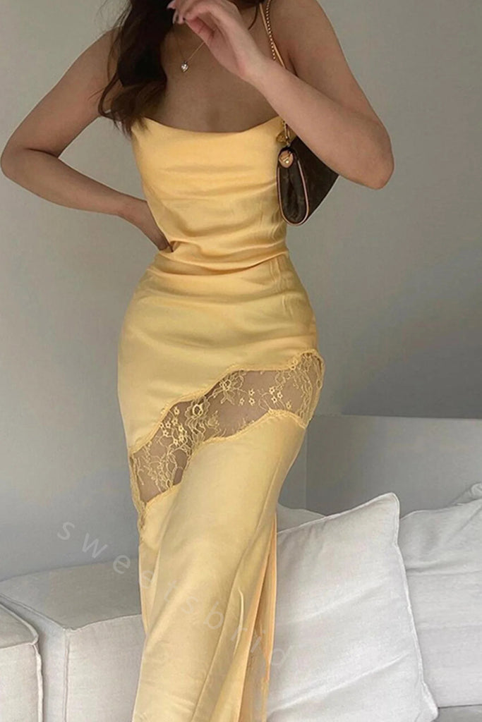 Sexy Jewel Sleeveless Mermaid Long Prom Dress,SWS2091