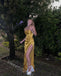 Elegant Sleeveless Side Slit Mermaid Floor Length Prom Dress,SWS2376