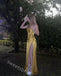 Elegant Sleeveless Side Slit Mermaid Floor Length Prom Dress,SWS2376