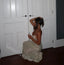 Sparkly Spaghetti Straps Sleeveless Mermaid Floor Length  Prom Dress,SWS2283
