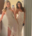 Sparkly Spaghetti Straps Sleeveless Mermaid Floor Length  Prom Dress,SWS2283