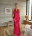Sexy Halter Sleeveless Sheath Floor Length Prom Dress,SWS2393