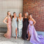 Elegant Sweetheart Sleeveless A-line High Low Prom Dress,SWS2225
