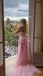 Sexy Sleeveless Rose-Shaped Side Slit Mermaid Floor length Prom Dress,SWS2157