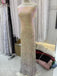 Sparkly Strapless Sleeveless Mermaid Floor Length Prom Dress,SWS2209