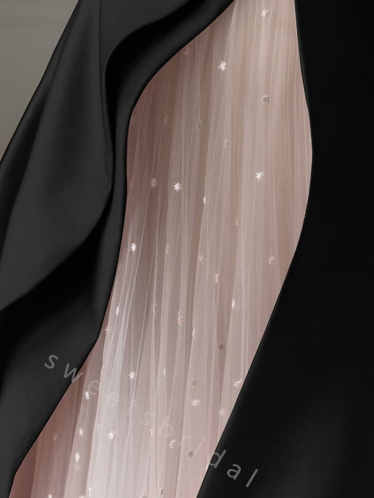 Elegant Strapless Sleeveless Mermaid Long Prom Dress,SWS2096