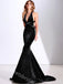 Sparkly V-neck Sleeveless Mermaid Floor Length Prom Dress,SWS2390