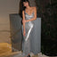 Sparkly Jewel Sleeveless Sheath Floor Length Prom Dress,SWS2387