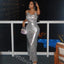 Sparkly Jewel Sleeveless Sheath Floor Length Prom Dress,SWS2387