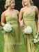 Mismatched Elegant Sweetheart Sleeveless A-line Simple Long Mermaid Dressess, SWE1379