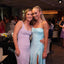 Sky Blue Simple Sleeveless Side Slit  Mermaid Floor Length Prom Dress,SWS2193