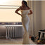 Jewel Sleeveless Open Back Mermaid Floor Length Prom Dress,SWS2385