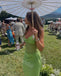 Green Jewel Sleeveless Sheath Floor Length Prom Dress,SWS2250