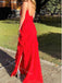 Sexy V-neck Sleeveless Ruffle Mermaid Long Prom Dress,SWS2045