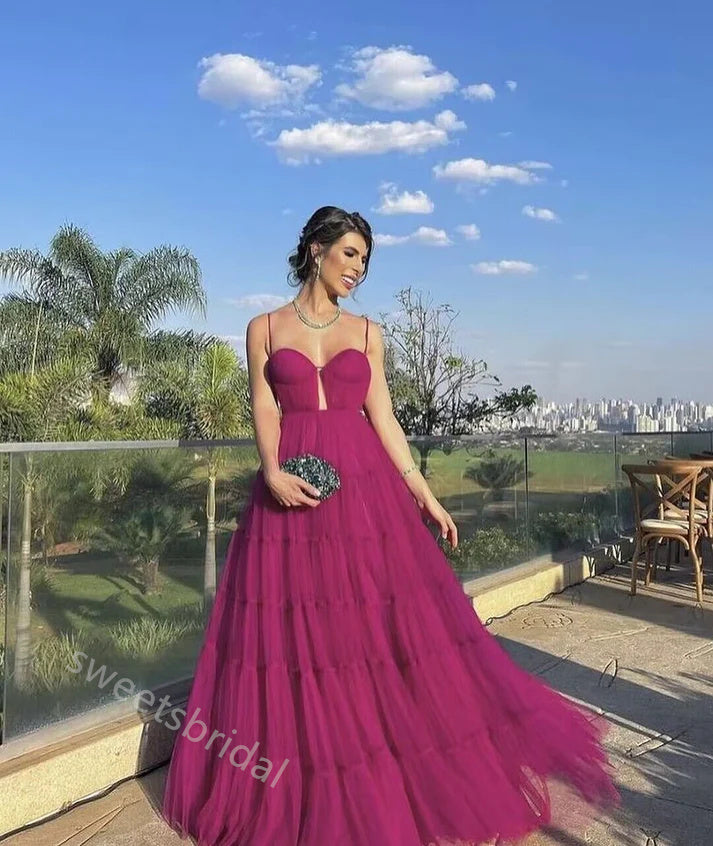 Charming Sweetheart Sleeveless A-line Long Floor Length Prom Dress,SWS2354