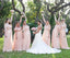 Elegant V-neck Off shoulder A-line Long Bridesmaid Dressess, SWE1393