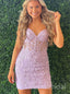 Sexy Sweetheart Sleeveless Sheath Short Mini Homecoming Dress, BTW397