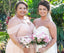 Elegant V-neck Off shoulder A-line Long Bridesmaid Dressess, SWE1393