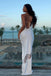Sexy Spaghetti Straps Sleeveless Mermaid Long Prom Dress,SWS2101