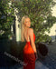 Sexy V-neck Sleeveless Sheath Floor Length Prom Dress,SWS2312