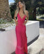 Sexy V-neck Sleeveless Sheath Floor Length  Prom Dress,SWS2288