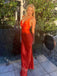Sexy V-neck Sleeveless Sheath Floor Length Prom Dress,SWS2312