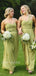 Mismatched Elegant Sweetheart Sleeveless A-line Simple Long Mermaid Dressess, SWE1379